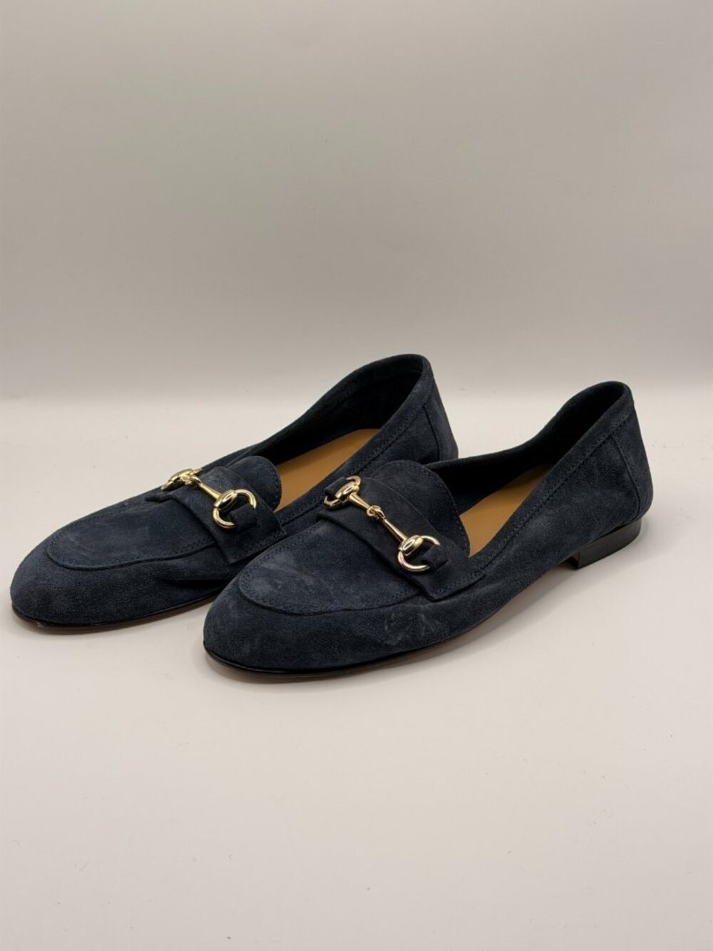 Bruno Magli Women Cassie Bit Navy Suede Loafer Sz 7.5 - Picture 2 of 9